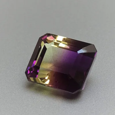 Ametrín broušený 53,94 ct, Bolívie