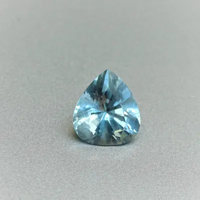 Akvamarín přírodní broušený 5,58ct, certifikát, Brazílie