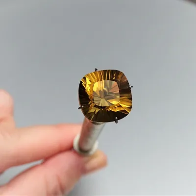 Citrín broušený přírodní 13,05ct, Brazílie