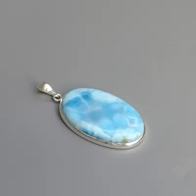 Larimar přívěšek top kvalita 17,6g, Dominikánská republika Larimar přívěšek top kvalita 17,6g, Dominikánská republika
