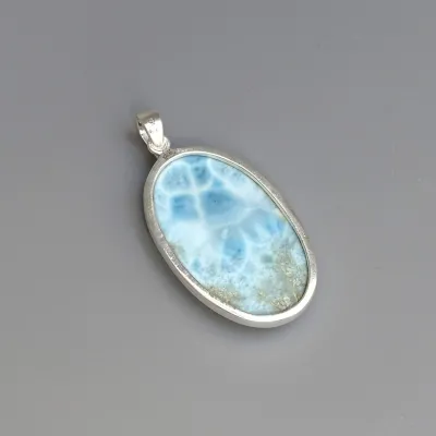 Larimar přívěšek top kvalita 17,6g, Dominikánská republika Larimar přívěšek top kvalita 17,6g, Dominikánská republika