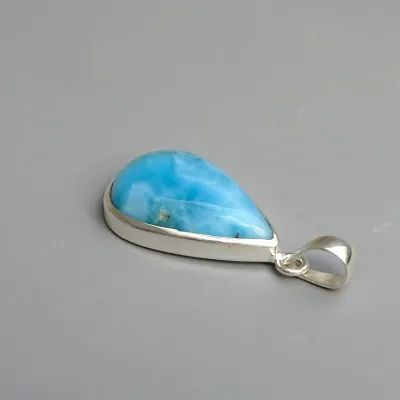 Larimar přívěšek top kvalita 9,4g, Dominikánská republika Larimar přívěšek top kvalita 9,4g, Dominikánská republika