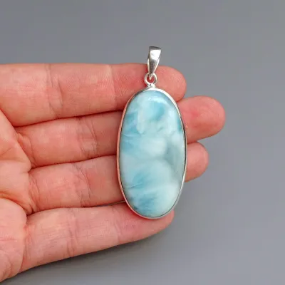 Larimar přívěšek top kvalita 17,5g, Dominikánská republika Larimar přívěšek top kvalita 17,5g, Dominikánská republika