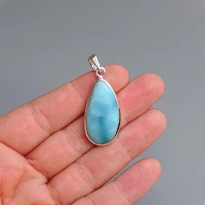 Larimar přívěšek top kvalita 8,1g, Dominikánská republika Larimar přívěšek top kvalita 8,1g, Dominikánská republika