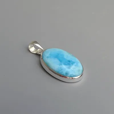 Larimar přívěšek top kvalita 9,6g, Dominikánská republika Larimar přívěšek top kvalita 9,6g, Dominikánská republika