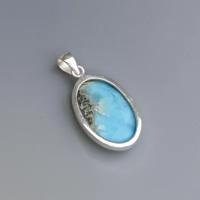 Larimar přívěšek top kvalita 9,6g, Dominikánská republika Larimar přívěšek top kvalita 9,6g, Dominikánská republika