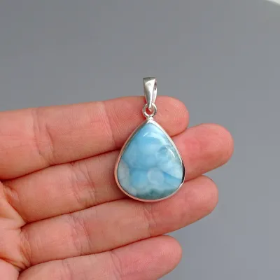 Larimar přívěšek top kvalita 7,7g, Dominikánská republika Larimar přívěšek top kvalita 7,7g, Dominikánská republika