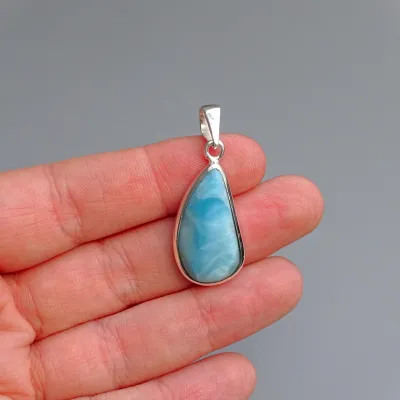 Larimar přívěšek top kvalita 6g, Dominikánská republika Larimar přívěšek top kvalita 6g, Dominikánská republika
