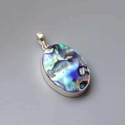 Abalone/Paua mušle přívěsek 14,6g, Nový Zéland