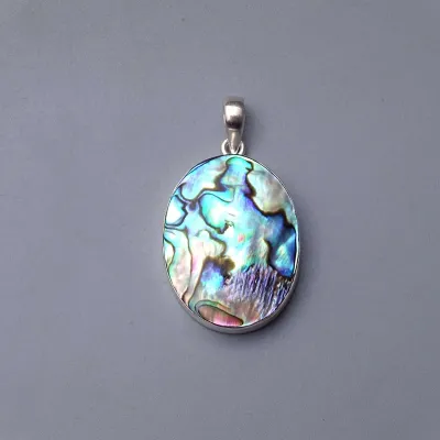 Abalone/Paua mušle přívěsek 12,9g, Nový Zéland