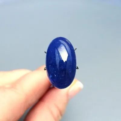 Tanzanit kabošon 26,37ct, Tanzánie | MINERALS-STONES®