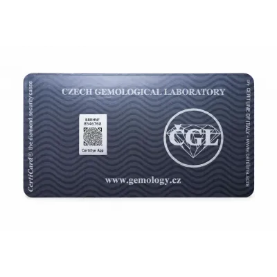 Tanzanit investiční drahokam 14,70ct, ČGL certifikát, Tanzánie