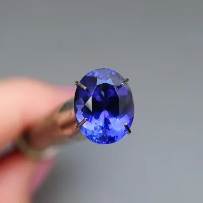Tanzanit investiční drahokam 3,48ct, Tanzánie