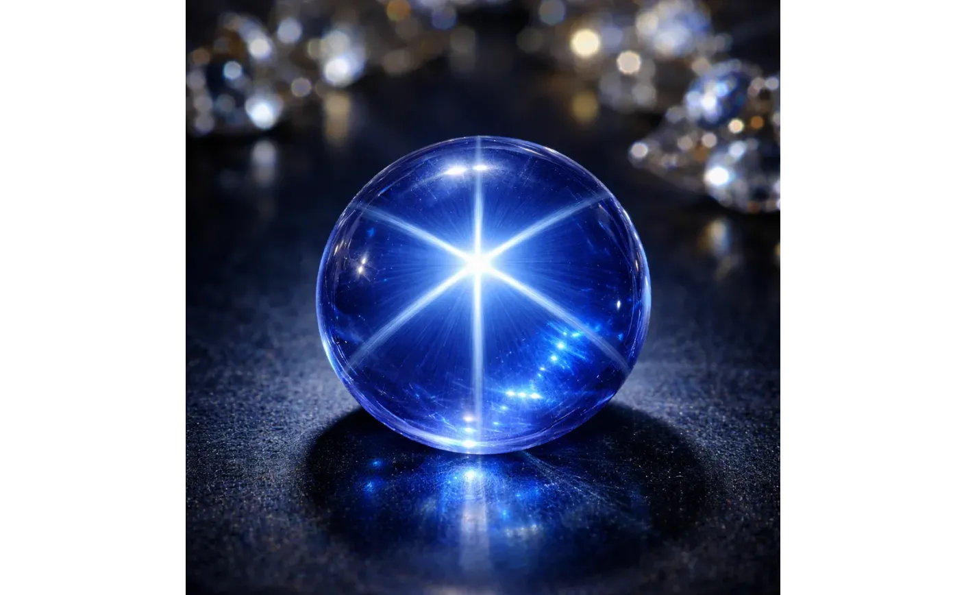 Asterický safír ze Srí Lanky – vzácný drahokam s hvězdným efektem