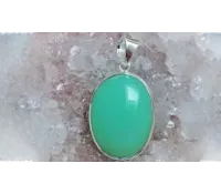 Chryzopras přívěsek