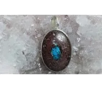 Kavansit – stříbrné přívěsky z přírodního minerálu