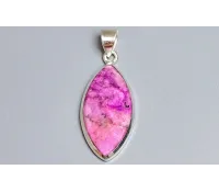 Kobaltokalcit – stříbrné přívěsky z přírodního minerálu